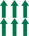 LiteMark Large Arrow Stickers 651, Durable Gloss Finish Green Arrow Decal, Pack of 6