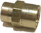 Brass REDUCING Coupling 1/4" X 1/8" Female NPT FNPT for Fuel/AIR/Water/Oil/Gas WOG (Qty 01)