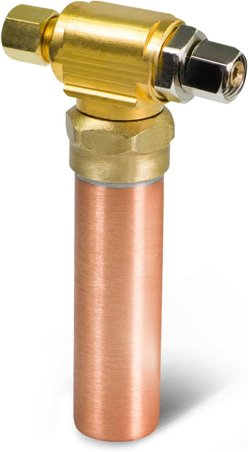 IS-BB-5IDPNQ Lead-Free Water Arrestor Tee, 3/8 in. OD COMP x 3/8 in. OD Female Compression, Brass
