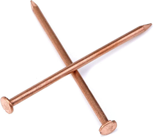 MY MIRONEY 10 Pack Solid Copper Nail Spikes, 4 Inch for Slating & Roofing
