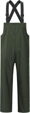 Town & Field Waterproof Overall Rain Pants, Heavy-Duty Rubber Bib, Unisex Fit