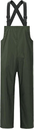 Town & Field Waterproof Overall Rain Pants, Heavy-Duty Rubber Bib, Unisex Fit
