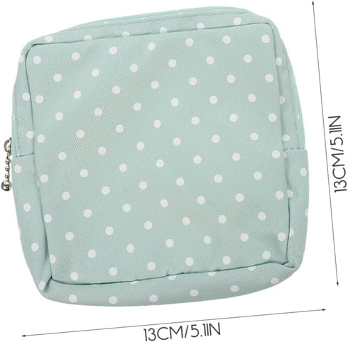 4Pcs Portable Menstrual Pad Storage Bag Waterproof Sanitary Napkin Holder Makeup and Coin Pouch for Teen Girls