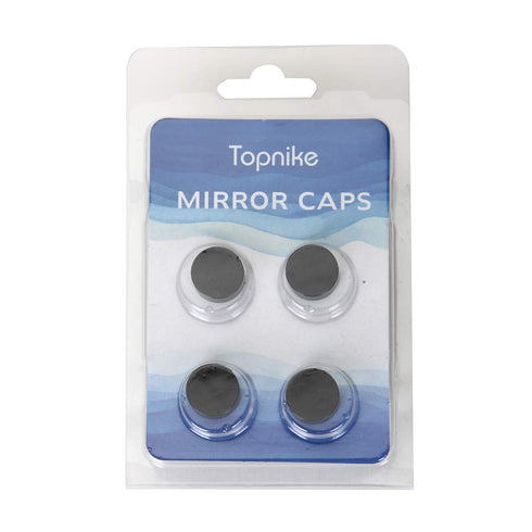 Mirror Screws, Aluminum Cap Decorative Nails for Sign Advertising Hardware, Black, F0.6, 4 Pack