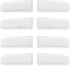 8 Pcs Clear Furniture Leveling Shims, Square Plastic Shims for Home Improvement (Transparent-Thin)
