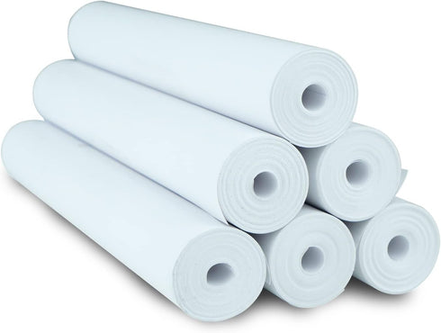 NYEAR A4 Thermal Paper 6 Rolls(210mm/8.27"width/7.6m long,1.18") for portable printer,Quick-dry thicker brighter