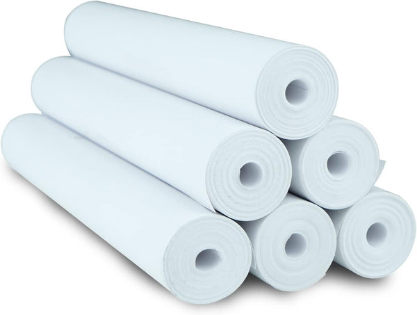 NYEAR A4 Thermal Paper 6 Rolls(210mm/8.27"width/7.6m long,1.18") for portable printer,Quick-dry thicker brighter