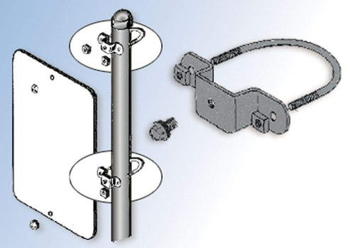 Accuform HSR123 CLAMP U-BOLT SIGN MOUNTING BRACKET Hardware & Accessories