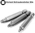 Fixinus 6 Pieces Square Screwdriver Bits, 1/4 inch Hex Shank S2 Steel Magnetic Bit Set, 50mm Length