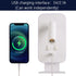 AWEKLIY 3100K Wall Mounted Reading Light, Bedside Wall Sconces USB Charging, Warm Ambient Lighting Wall Mounted Sconce