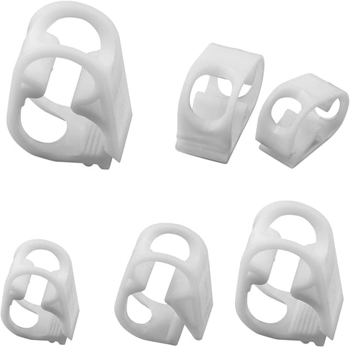 5Pcs Adjustable Plastic Tubing Clamps, 1/8"-1/4" Hose Clamp for Laboratory Pinch Valve