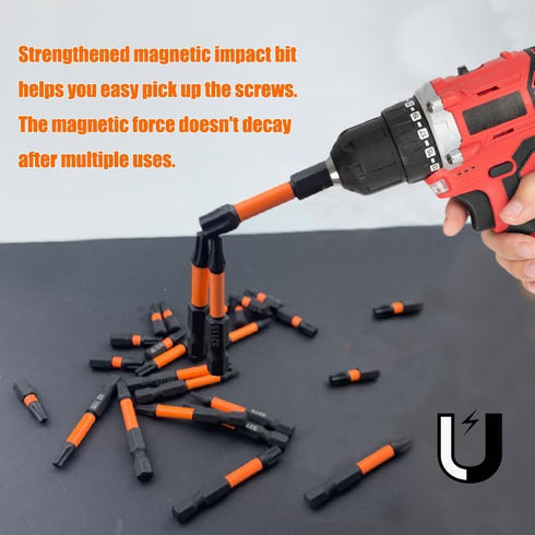 Torx Screwdriver Set 26pcs (T7-T40 TT7-TT40), Security Tamper Proof Bit Set, 1/4 Hex Bit Set