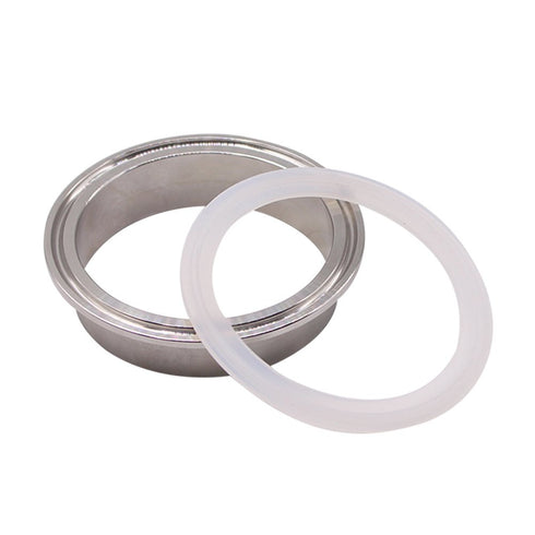 DERNORD Silicone Gasket Tri-Clover O-Ring, 2.5 Inch, Pack of 2