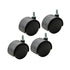 DOITOOL 4pcs Swivel Casters Swivel Accent Chair Office Chair Casters Office Chair