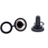 Taiss 3pcs Toggle Switch SPDT ON-Off-ON 3 Pin 3 Position Latching Switch with Waterproof Cover