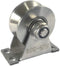 Chiloskit Stainless Steel 2" Sliding Gate V Groove Roller Bearings, Pulley Wheels for Track Rail Sliding Gate System