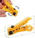 Universal Coaxial Cable Stripper Cutter Tool, 2 Pack for Flat/Round UTP Cat5 Cat6 Coax RG59/RG6/7/11