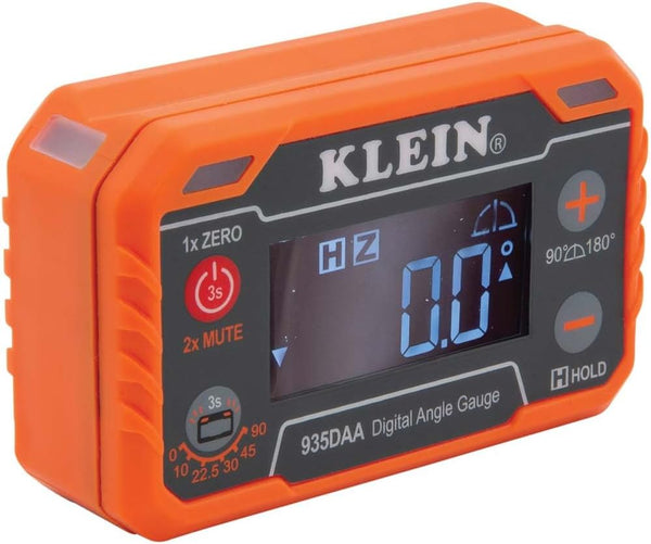 Klein Tools 935DAA Digital Electronic Level and Angle Gauge - LED Angle Alert for Measuring Angles