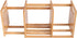 NUOBESTY Bamboo Extension Book Rack - Bamboo Desktop Organizer, Expandable Book Shelves Storage Rack (Wood Color)