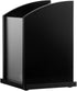 Kantek Black Acrylic and Silver Aluminum Pen Cup, 3" x 3" x 4.25", Heavy Duty Pencil Holder