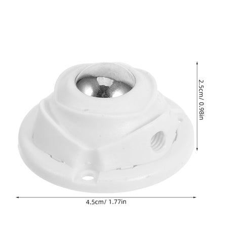 8pcs SUPVOX Rose-Shaped Self-Adhesive Swivel Caster Wheels with Brakes, Thickened Large Ball Design, Heavy Duty