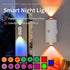 MKent Dimmable Closet (2, Rechargeable LED Wall Lamp Magnetic Motion Sensor Stick on Night Light for Bedroom Under