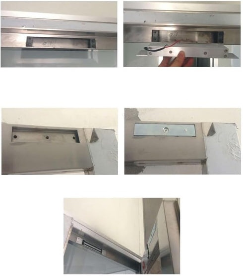600LBs/280KG Flush Mount Electromagnetic Lock Holding Force Embedded Electric Magnetic Electromagnetic Door Lock