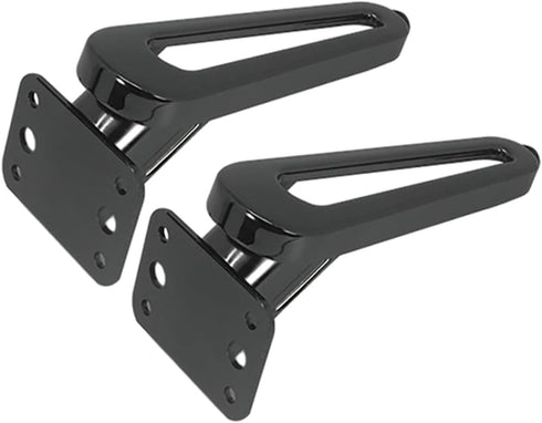 NUOBESTY 2pcs Heavy Duty Metal Furniture Support Feet Black Sofa Legs Replacement