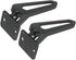 NUOBESTY 2pcs Heavy Duty Metal Furniture Support Feet Black Sofa Legs Replacement