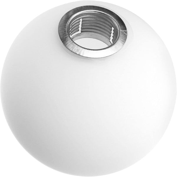 Ipetboom Frosted White Glass Globe for Light Fixtures - 3.1 Inch Round Replacement