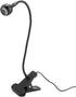 LED Clip On Reading Light, Book Light, USB Mini Desk Night Lamp with Clip for Home Study (Warm-Black)