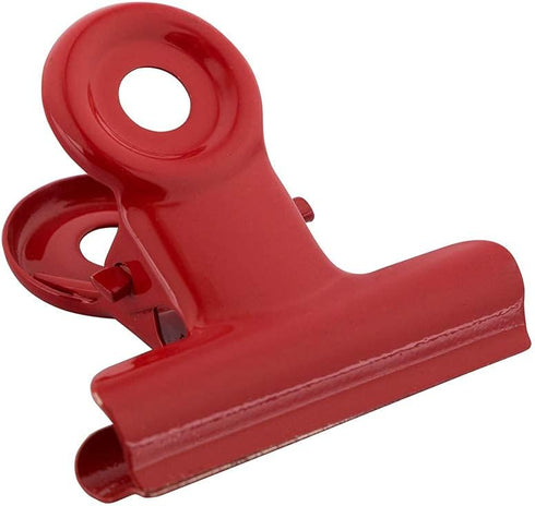 JAM PAPER Metal Bulldog Clips - Medium - 31mm - Red - Pack of 15