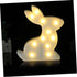 Rabbit Marquee Sign Easter Lights, Decorative Bunny Neon Night Light, LED Lighted Marquee Wall Sign for Bedroom, Cafe
