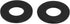 uxcell M3 x 7mm Black Zinc Plated Flat Washers, Gaskets, Spacers, 300PCS