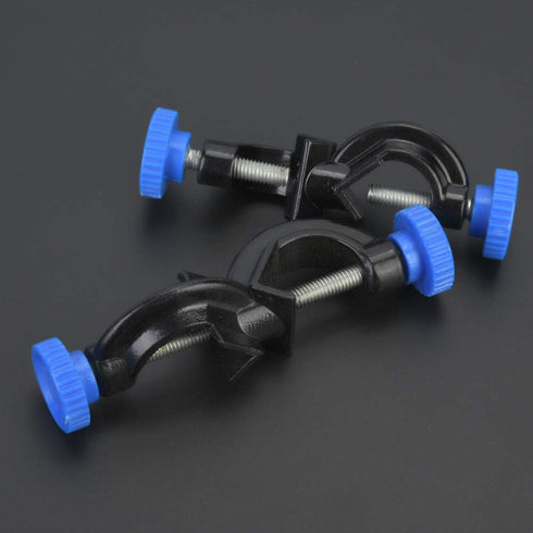 Marhynchus 2 Pcs Aluminum Office School Supplies Sprayed Cross Clamp Lab Stand Holder for Laboratory