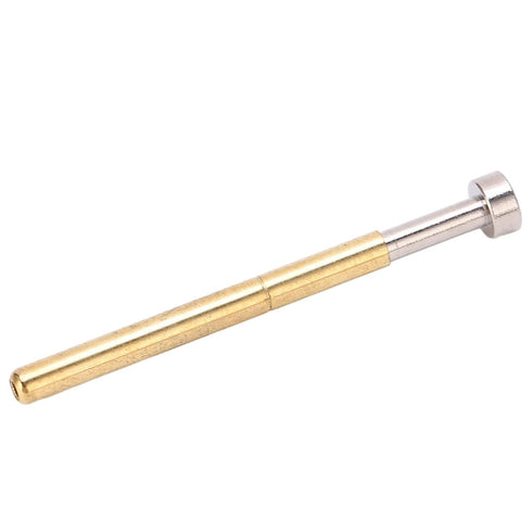 100pcs Pogo Pin Flat Head, PCB Testing Spring Test Probe Brass Material 2.36mm Tube Diameter for PCB Testing