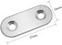 Onwon 20 37 16 mm 2 48 Pieces Straight Flat Corner Brace by Stainless Steel Joining Plate Connector Support Shelf