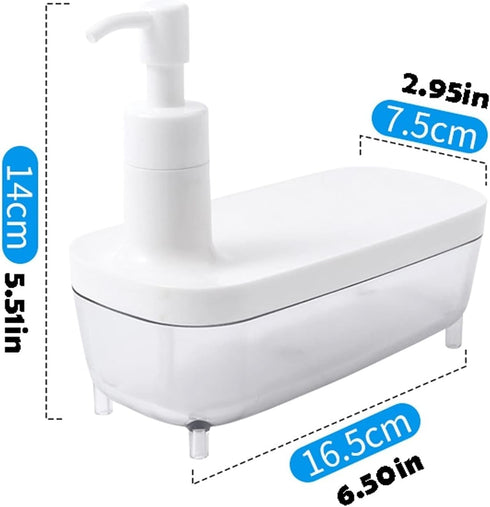 MoHAGMOLO 20010125 Soap Dispenser Kitchen Sink Dishwashing Liquid Large-Capacity Hand Sanitizer Bottle, Creative Soap