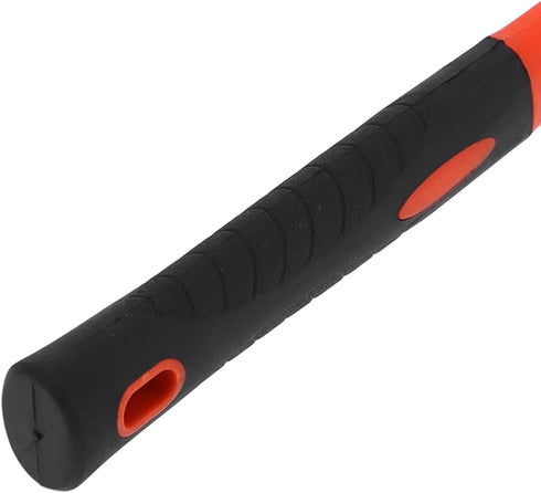 Rubber Mallet Hammer Double Faced Soft Mallet, 40mm Diameter with 10.4" Soft Fiberglass Handle