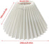 UtySty 2 Pack Pleated Table Lamp Lampshades Replacement Bedside Table Lamp Pleated Lamp Shade for Ceramic Table Lamps