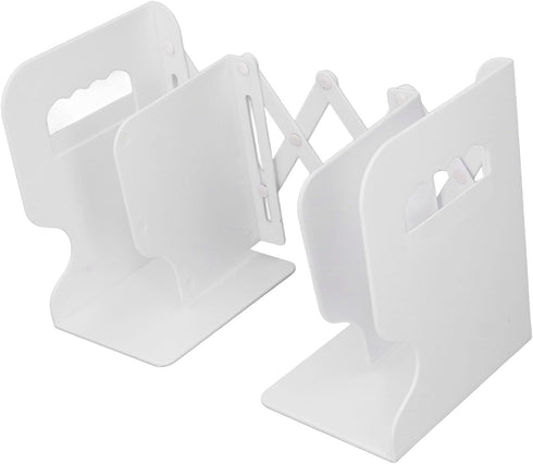 Zerodis Desk Book Holder for Shelves Adjustable Book Ends,Desk Holder PP Retractable Anti Slip Organizer Organizer