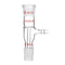StonyLab Glass Vacuum Take Off Adapter, Straight, Short Stem with 19/22 Joints