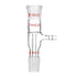 StonyLab Glass Vacuum Take Off Adapter, Straight, Short Stem with 19/22 Joints