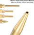5Pcs Glue Gun Copper Nozzle Set, Interchangeable Nozzles for Hot Melting Glue Gun Accessories
