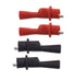 Replacement Push-on Alligator Clips for Multimeter Test Lead, 4 Pcs
