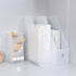 TEHAUX 3pcs File Storage Rack - Acrylic Magazine File Folders, Decorative Desk Organizer for Home Office