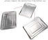 DOWEI 3 Pack Stainless Steel Trays, 13.5" X 10" Surgical Flat Bottom Trays for Dental Medical Body Piercing Lab Supplies