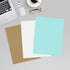 LUXPaper 8.5" x 11" Paper, Seafoam Blue, 80lb. Text, 50 Qty, Letter Size