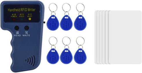 ORYKEY Reader Writer, 6 Set Handheld ID Card Copier Duplicator Portable 125 KHz