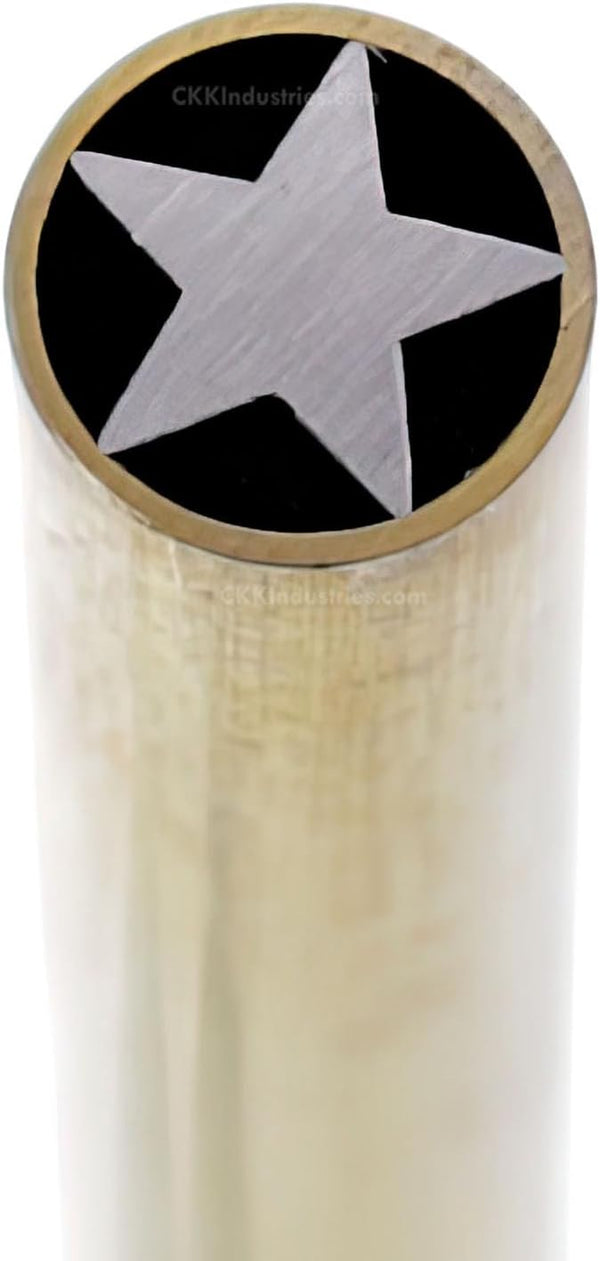 Mosaic Pin - (0.250 (1/4) Inch Diameter) - (898BA) - Decorative Knife Handle Pins and Rods, Brass and Aluminum